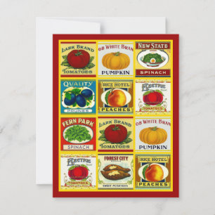 Convites de chá de panela da Vintage Kitchen Labe