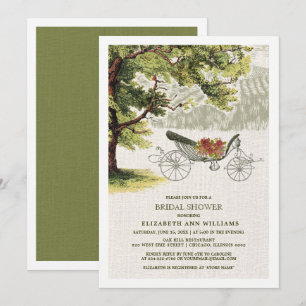 Convites de chá de panela de árvore de carvalho 