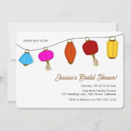 Convites de chá de panela de Lanterna Chinesa