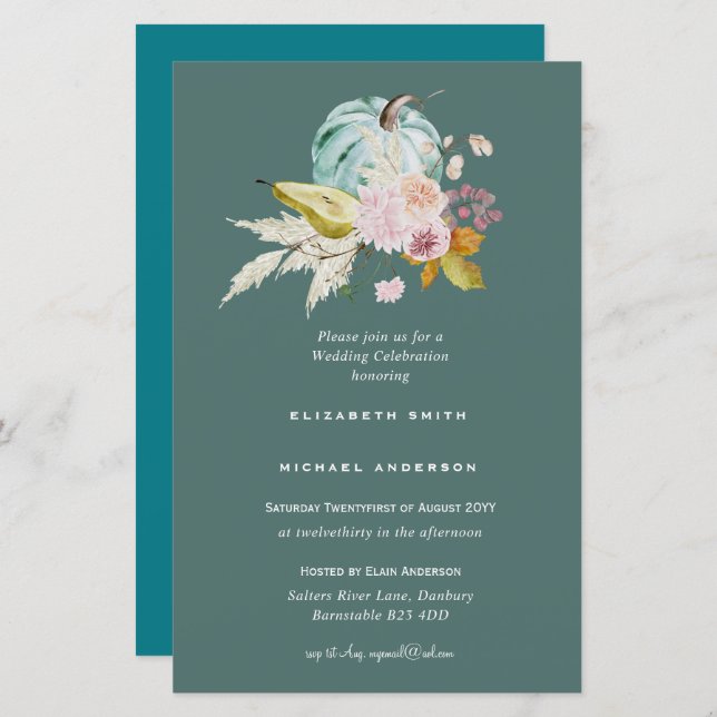 Convites de Chá de Panela de Noiva PERSONALIZADOS  (Frente/Verso)