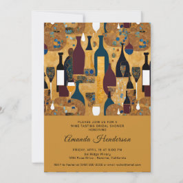 Convites de chá de panela de Provando de vinho