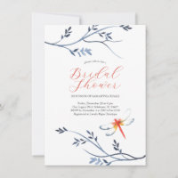 Convites de chá de panela do Garden Party