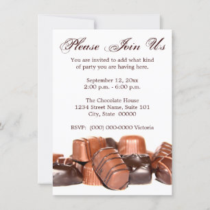 Convites de Chocolates