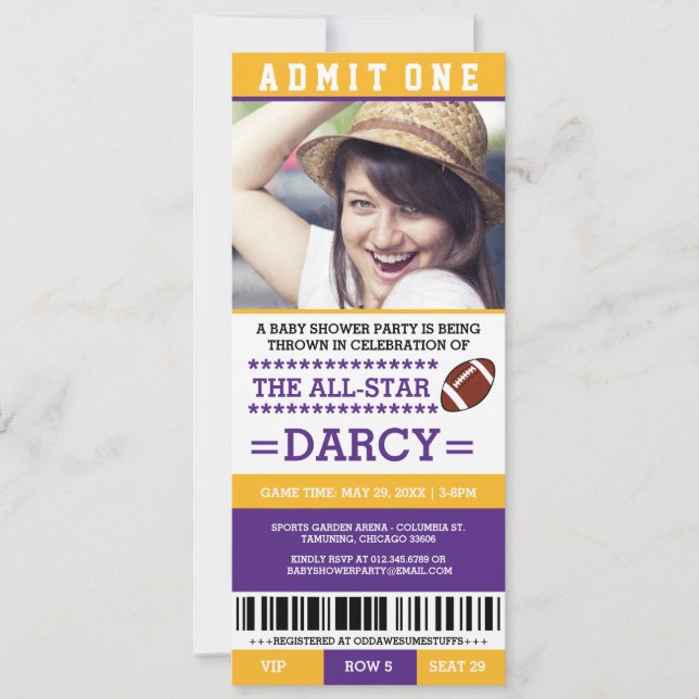 Convites de Churrasco de Bebê com Tema de Futebol (Frente)