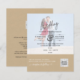 CONVITES DE CÓDIGO DE QR DE VARREDURA DE FOTOGRAFI