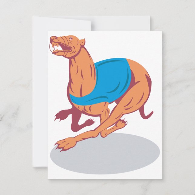 Convites de corridas de galgos (Frente)