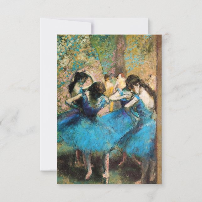 Convites de Degas Blue Dancers (Frente)