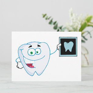 Convites de Dente Branco Feliz