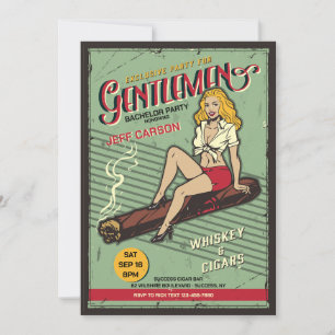 Convites de Despedida de Solteiro para Cavalheiros