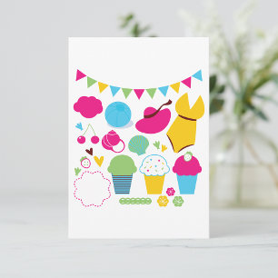 Convites de Elementos de Verão