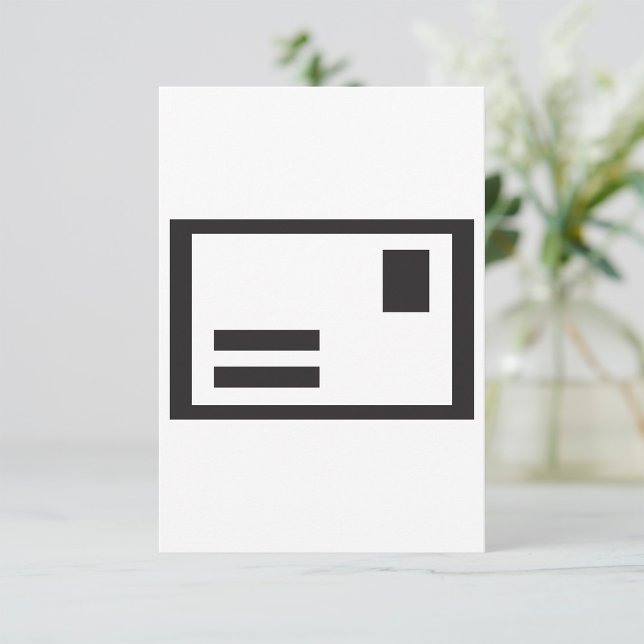 Convites de Envelope Preto (Criador carregado)