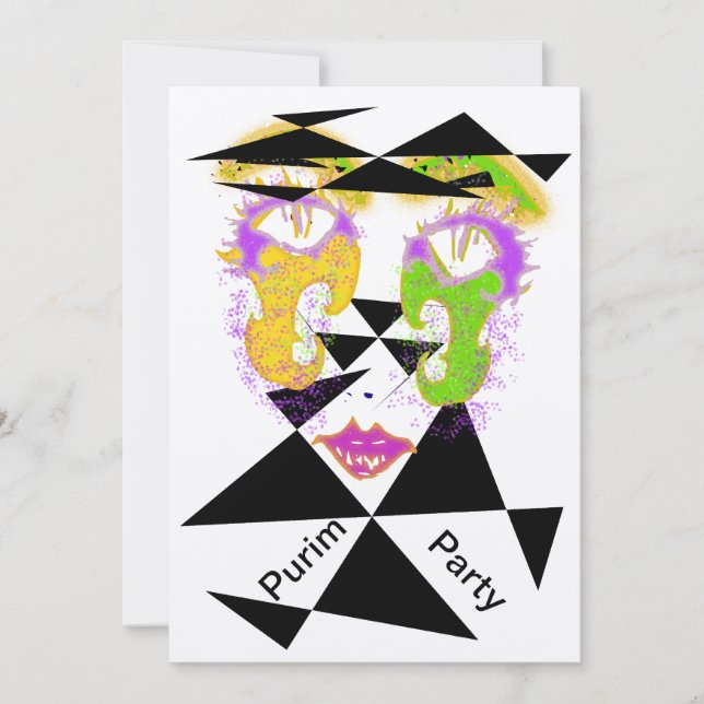 Convites de Estilo de Abstrato de Celebração de Fe (Frente)