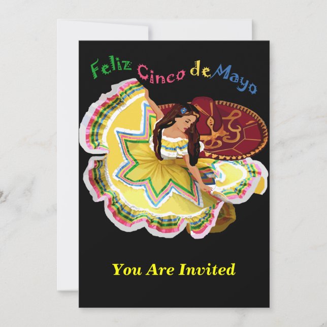 Convites de Feliz Cinco de Mayo (Frente)