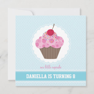 CONVITES DE festa de aniversário: cupcake 5SQ