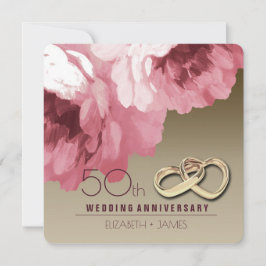 Convites de festa de aniversário de casamento de 5