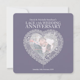 Convites de festa de casamento de renda em forma d