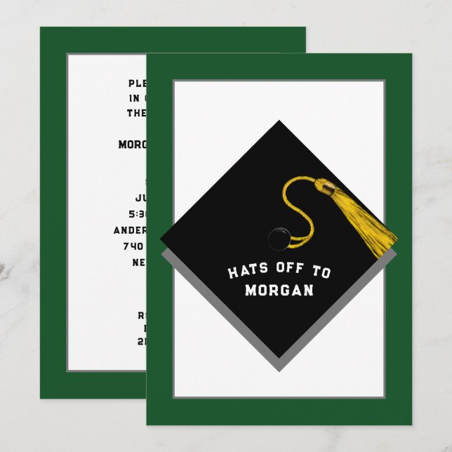 Convites de Festa de Formatura  (Frente/Verso)