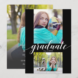 Convites de Festa de Formatura com Múltiplas Fotos