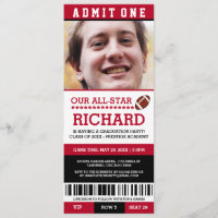 Convites de Festa de formatura de futebol