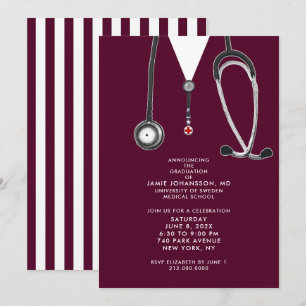 Convites de Festa de Formatura de Médico
