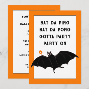 Convites de festa de Halloween da moda