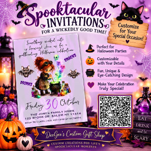 Convites de Festa de Halloween Espetaculares
