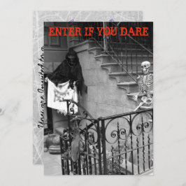 Convites de Festa de Halloween Mansão Assombrada