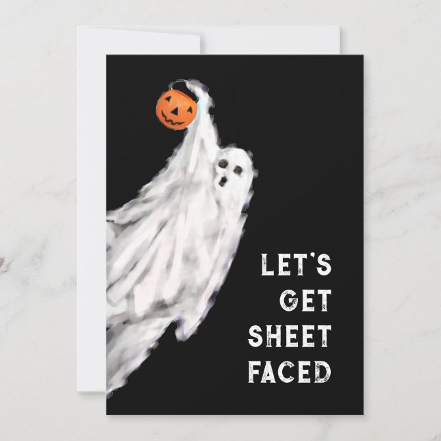 Convites de Festa de Halloween para Adultos (Frente)