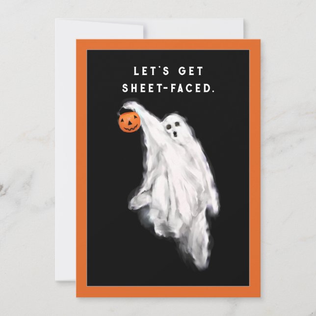 Convites de festa de Halloween para adultos (Frente)