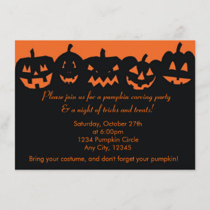 Convites de Festa de Halloween para Decoração de A