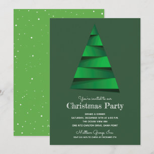 Convites de Festa de Natal da Árvore de Natal