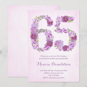 Convites de Festa de Reforma, 65.o Convite de Aniv