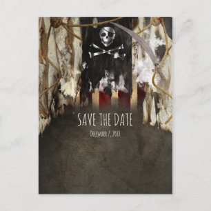 Convites de festa temática pirata Salve a data