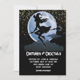 Convites de festas Adultos de Bruxas Halloween