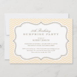 Convites de festas da surpresa das listras de