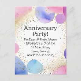 Convites de festas de aniversário