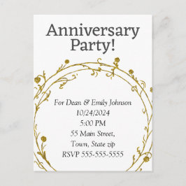 Convites de festas de aniversário