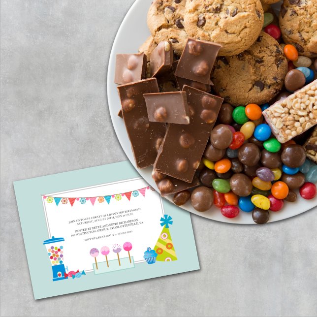 Convites de festas de aniversário de criança {Buff (Criador carregado)