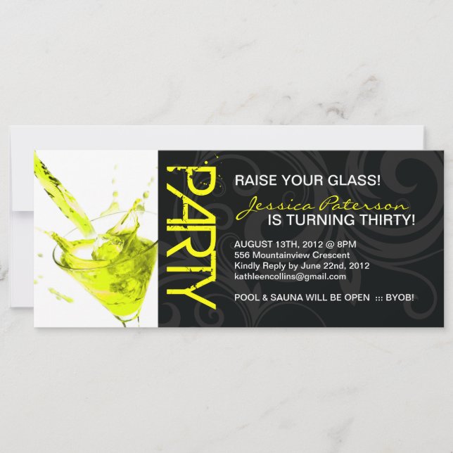 CONVITES DE FESTAS DE ANIVERSÁRIOS (Frente)