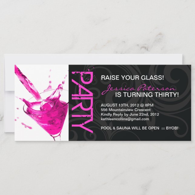 CONVITES DE FESTAS DE ANIVERSÁRIOS (Frente)