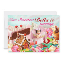 Convites de festas de aniversários da Terra Foto C