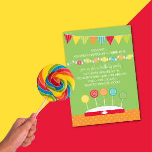 Convites de festas de aniversários de criança (Tem