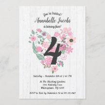 Convites de festas de aniversários de madeira de c