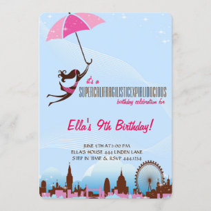 Convites de festas de aniversários de Pequena Senh