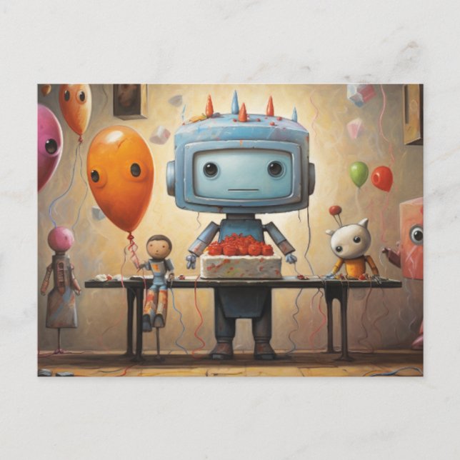 Convites de festas de aniversários divertidos #5 (Frente)