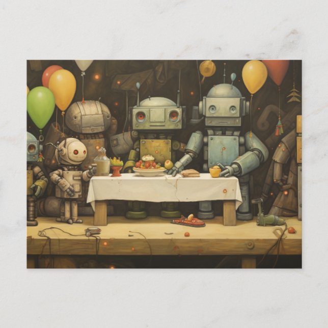 Convites de festas de aniversários divertidos de M (Frente)