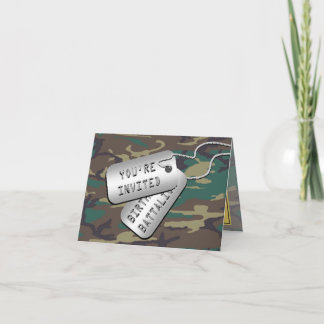 Convites de festas de aniversários do batalhão do