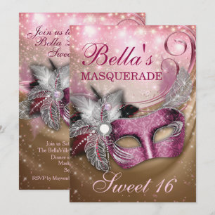 Convites de festas de aniversários do mascarada