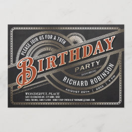 Convites de festas de aniversários masculinos - Re