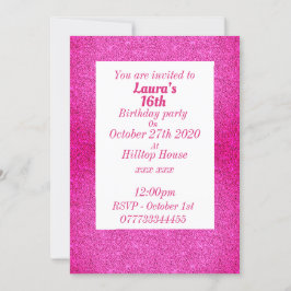 Convites de festas de aniversários personalizados